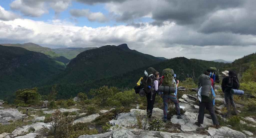 adults only backpacking trip in north carolina